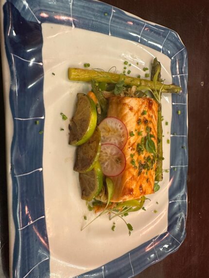 Salmon Teppanyaki